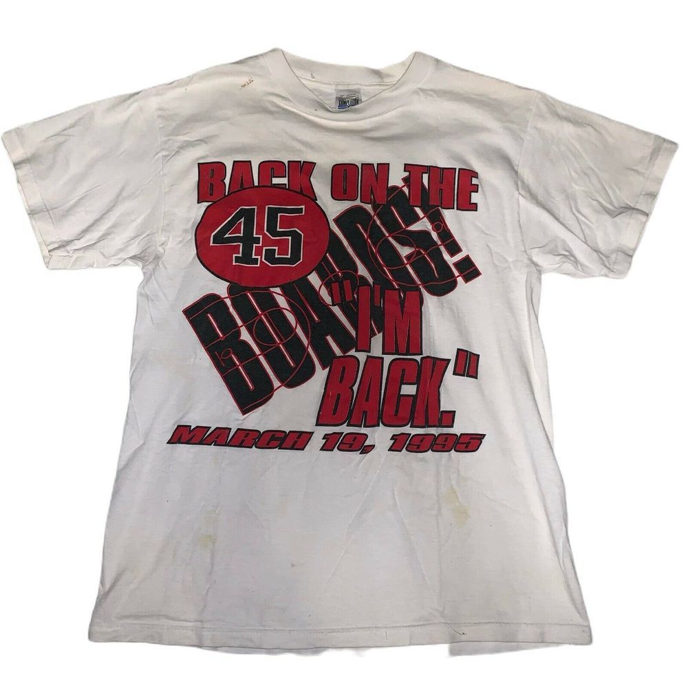Vintage Michael Jordan Im Back March 19 1995 M